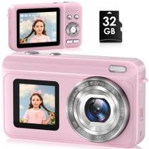 Câmera digital Jexylon Real 2.7K de tela dupla 48MP 16x Zoom Câmera digital Jexylon Real 2.7K de tela dupla 48MP 16x Zoom