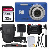 Câmera Digital Kodak PIXPRO FZ55 16MP 5x Zoom 32GB Azul