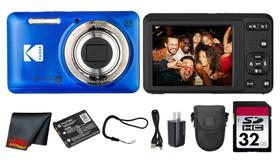 Câmera digital KODAK PIXPRO FZ55 16MP zoom 5x azul Câmera digital KODAK PIXPRO FZ55 16MP zoom 5x azul