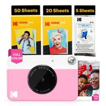 Câmera Digital Kodak Printomatic 5MP Rosa - com Pacote de 75 Folhas Câmera Digital Kodak Printomatic 5MP Rosa - com Pacote de 75 Folhas