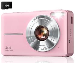 Câmera Digital Lecran FHD 1080P - 44MP - Zoom 16x - Ideal para Crianças