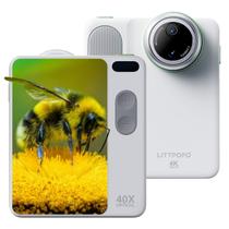 Câmera Digital LiTTPOPO MicroCam-X1 12MP 4K Microscópio 400X