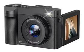 Camera Digital Melcam Vintage Retrô Filmadora 4k Sd 32gb Preto wifi Camera Digital Melcam Vintage Retrô Filmadora 4k Sd 32gb Preto wifi