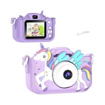 Câmera Digital Mini Unicórnio Para Crianças Para Fotos E Vídeos, Brinquedo De Presente De