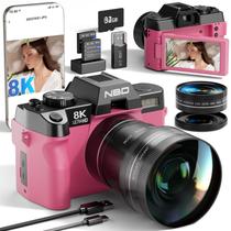 Câmera digital NBD 8K 64MP com zoom de 16x e tela giratória de 180 Câmera digital NBD 8K 64MP com zoom de 16x e tela giratória de 180