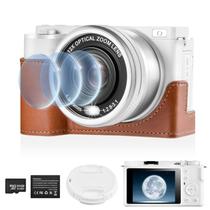 Câmera digital OIEXI 4K 64MP 12X Zoom com cartão SD de 64GB (branco) Câmera digital OIEXI 4K 64MP 12X Zoom com cartão SD de 64GB (branco)