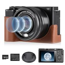 Câmera digital OIEXI 4K 64MP com zoom óptico 12X, cartão SD de 64GB Câmera digital OIEXI 4K 64MP com zoom óptico 12X, cartão SD de 64GB