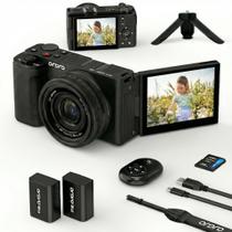 Câmera Digital ORDRO 5K 64MP WiFi com Tela Flip para Vlogging Câmera Digital ORDRO 5K 64MP WiFi com Tela Flip para Vlogging