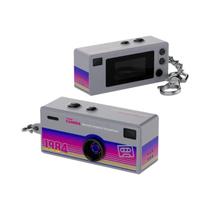 Câmera Digital Retrô Com Chaveiro, Mini Filmadora 1080P Com Suporte Para Cartão De Memória E Flash