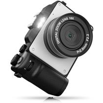 Câmera digital Schmidt Spiele 4K Vlog 48MP 18X Zoom 32GB TF
