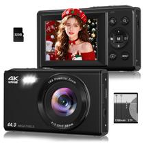 Câmera Digital SMARTKLIK 44MP 4K Zoom 16X LCD 2,4" Câmera Digital SMARTKLIK 44MP 4K Zoom 16X LCD 2,4"