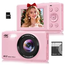 Câmera Digital SMARTKLIK 4K 44MP Zoom 16X Rosa Câmera Digital SMARTKLIK 4K 44MP Zoom 16X Rosa