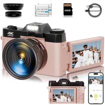 Câmera Digital SMARTKLIK 4K 56MP - Ideal para Fotografia e Vlogging