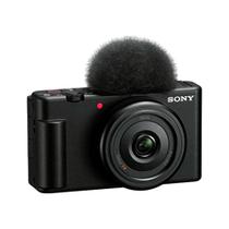 Camera Digital Sony ZV-1F Vlogging Bluetooth Wi-Fi Micro HDMI USB-C Tela LCD Touch 3 2160p x 1080p Preto - ZV-F1