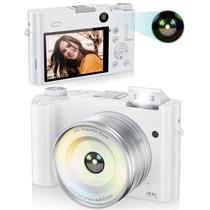 Câmera digital ToaSuite 4K 64MP com foco automático e vlogging com lente selfie Câmera digital ToaSuite 4K 64MP com foco automático e vlogging com lente selfie