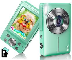 Câmera digital toberto 2024 44MP 1080P para fotografia infantil