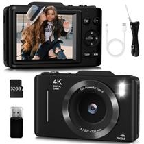 Câmera digital UHH FHD 4K 48MP com cartão de 32GB 16X Zoom 2,8" Câmera digital UHH FHD 4K 48MP com cartão de 32GB 16X Zoom 2,8"