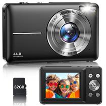 Câmera Digital VAHOIALD 44 MP FHD 1080P Zoom 16x Câmera Digital VAHOIALD 44 MP FHD 1080P Zoom 16x