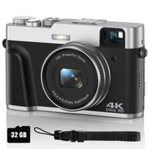 Câmera digital VAHOIALD 4K para fotografia 48MP 16X Zoom