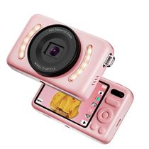 Câmera digital Vaktare Gud 64MP 64GB de armazenamento 16X Zoom rosa Câmera digital Vaktare Gud 64MP 64GB de armazenamento 16X Zoom rosa