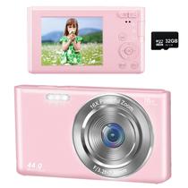 Câmera digital VIANGER 4K 44MP com cartão SD de 32GB com zoom 16X