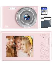 Câmera digital VIANGER 4K 44MP Point and Shoot DC6-X3 Pink2