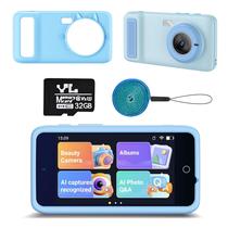 Câmera digital VOGBY Kids AI Touch Screen 32GB WiFi azul Câmera digital VOGBY Kids AI Touch Screen 32GB WiFi azul