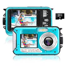 Câmera digital Yifecial 4K 48MP impermeável 11FT subaquática