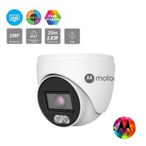 Câmera Dome 2MP Full Color 2,8mm LED 20m IP67 Motorola Security