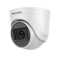 Câmera Dome Analógica 2MP Lente 2,8mm IR 20M Interna Com Entrada De Áudio DS-2CE76D0T-ITPF(2.8MM) Hikvision Unica