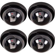 Câmera dome CCTV de segurança fictícia WALI SD-4 com luz LED