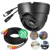 Câmera Dome Full HD 2MP com Visão Noturna IR e Lente Grande Angular 2.8mm M220B KIT057 KIT058 Câmera Dome Full HD 2MP com Visão Noturna IR e Lente Grande Angular 2.8mm M220B KIT057 KIT058