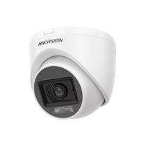Camera Dome Hikvision 2MP 1080p 4 em 1 Lente 28mm Microfone IR Branca DS2CE76D0TLPFS