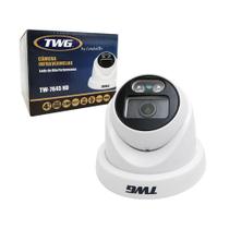 Câmera Dome TWG TW-7645 HD, Full HD, 4x1, 2MP, 1/2.7 CMOS, 2.8mm, 2 Leds, IP66