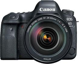 Câmera Dslr Canon Eos 6D Mark Ii Ef 24-105Mm F/4L Is Ii Usm