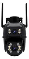 Câmera Dupla 3mp Full HD Wifi Segurança vigilância Zoom Externa noturna Camera IP prova dágua