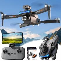 Câmera dupla drone 1080P para adultos e crianças de 8 a 12 anos com estojo de transporte Câmera dupla drone 1080P para adultos e crianças de 8 a 12 anos com estojo de transporte