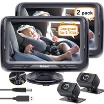 Câmera dupla para carro de bebê Rohent N06 com 2 monitores 1080P HD Câmera dupla para carro de bebê Rohent N06 com 2 monitores 1080P HD