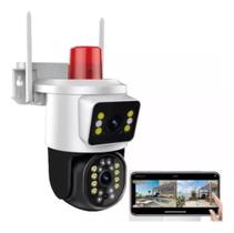 Câmera Dupla Segurança Ip Wifi Externa Lente 6mp App Yoosee