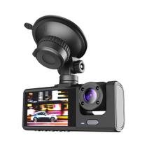 Câmera DVR 1080P Para Carro Com Visão Noturna, Tela De 2 Polegadas, Gravação Frontal, Interna E Câmera DVR 1080P Para Carro Com Visão Noturna, Tela De 2 Polegadas, Gravação Frontal, Interna E