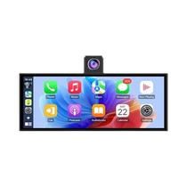 Câmera DVR Automotiva Com Lente Rotativa 4K, Tela De 11,3 Polegadas, Android Auto, Carplay, GPS,