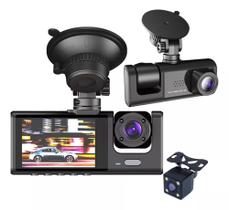 Camera Dvr Veicular Com Camera De Ré 1080p Full HD Uber Taxi Camera Dvr Veicular Com Camera De Ré 1080p Full HD Uber Taxi