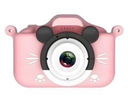 Câmera E Filmadora Digital Com Câmera Frontal e Case Infantil Recarregável - SANYUEYIPIN