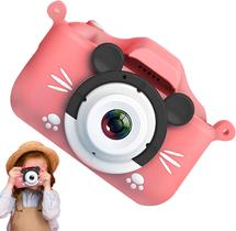 Câmera E Filmadora Digital Com Câmera Frontal e Case Infantil Recarregável