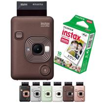 Câmera e Impressora Bluetooth Instax Liplay Hibrida 2 em 1 + Filme 10 fotos