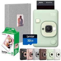 Câmera e Impressora Bluetooth Instax Liplay Hibrida com 20 Fotos + Cartão 32GB + Álbum