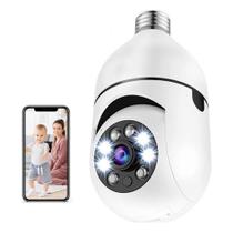 Câmera Encaixe Bocal Lâmpada Hd Segurança Discreta Voz Video Câmera Encaixe Bocal Lâmpada Hd Segurança Discreta Voz Video