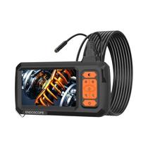 Câmera Endoscópica 1080P Com Lente Dupla De 8mm, Cabo De 100M, Tela IPS De 4,3 Polegadas, Borescópio