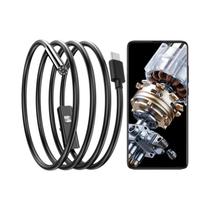 Câmera Endoscópica À Prova d'Água De 8MM 2 Em 1 Tipo IOS Tipo-C Mini Câmera De Inspeção Com 8 LEDs