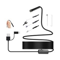 Câmera Endoscópica À Prova d'Água Para Inspeção De Carros 1-10m, Tipo C Para Android E PC, USB 7MM